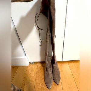 Stuart Weitzman Suede Over the Knee Boots